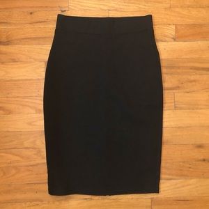 NWOT Forever21 Black Pencil Skirt, stretchy, Size XS / S